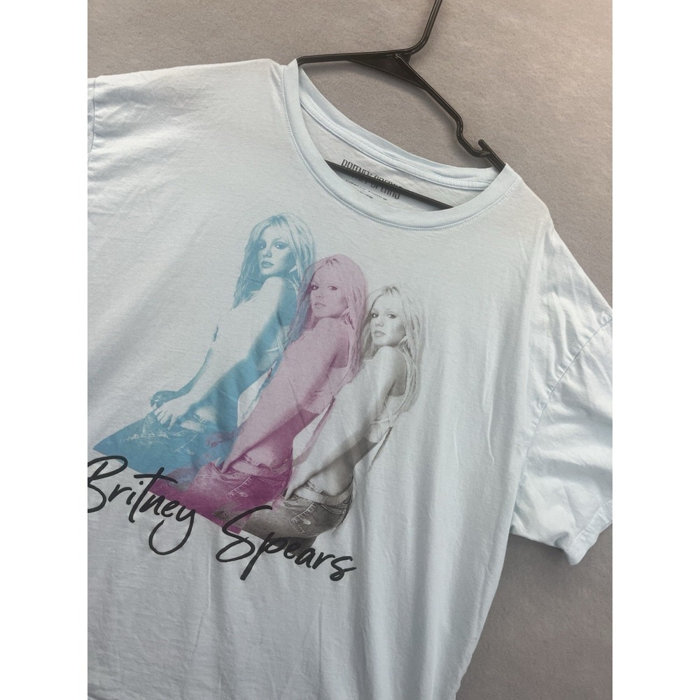 Britney Spears 2024 Official Merchandise Light Blue Size XL TShirt